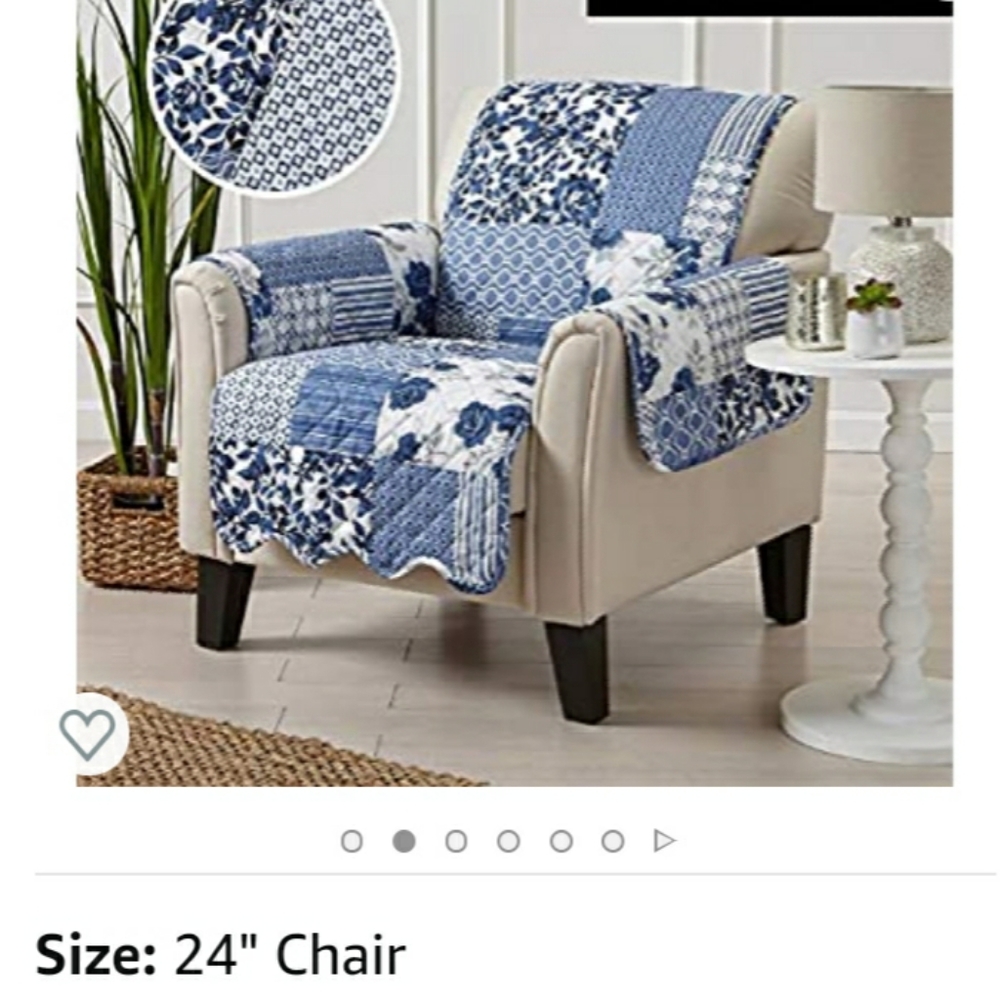Blue Chair Protector - Picture 2 of 4